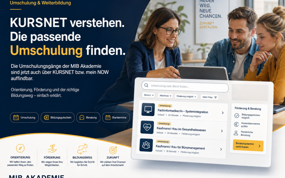 Umschulung in Köln mit Bildungsgutschein | KURSNET & mein NOW | MIB Akademie
